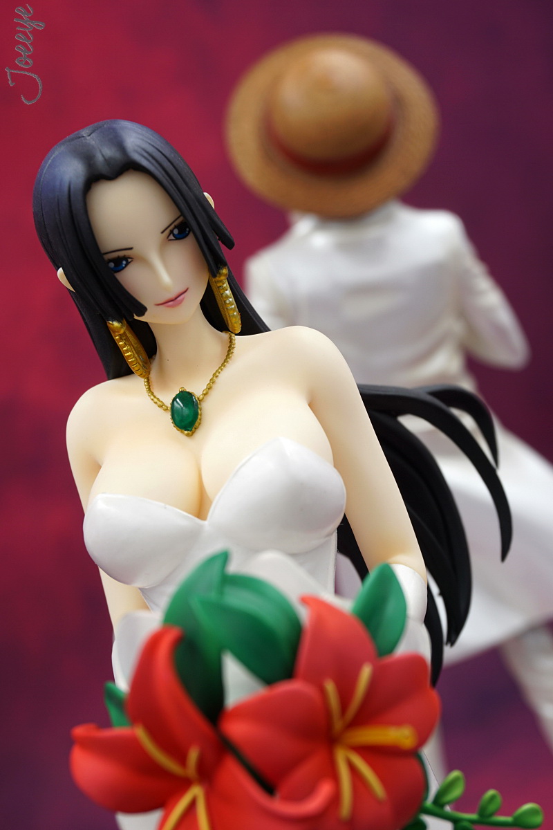 One Piece Boa Hancock Wedding Ver.Dress Figure Statue 1266-Garage Kit Dolls
