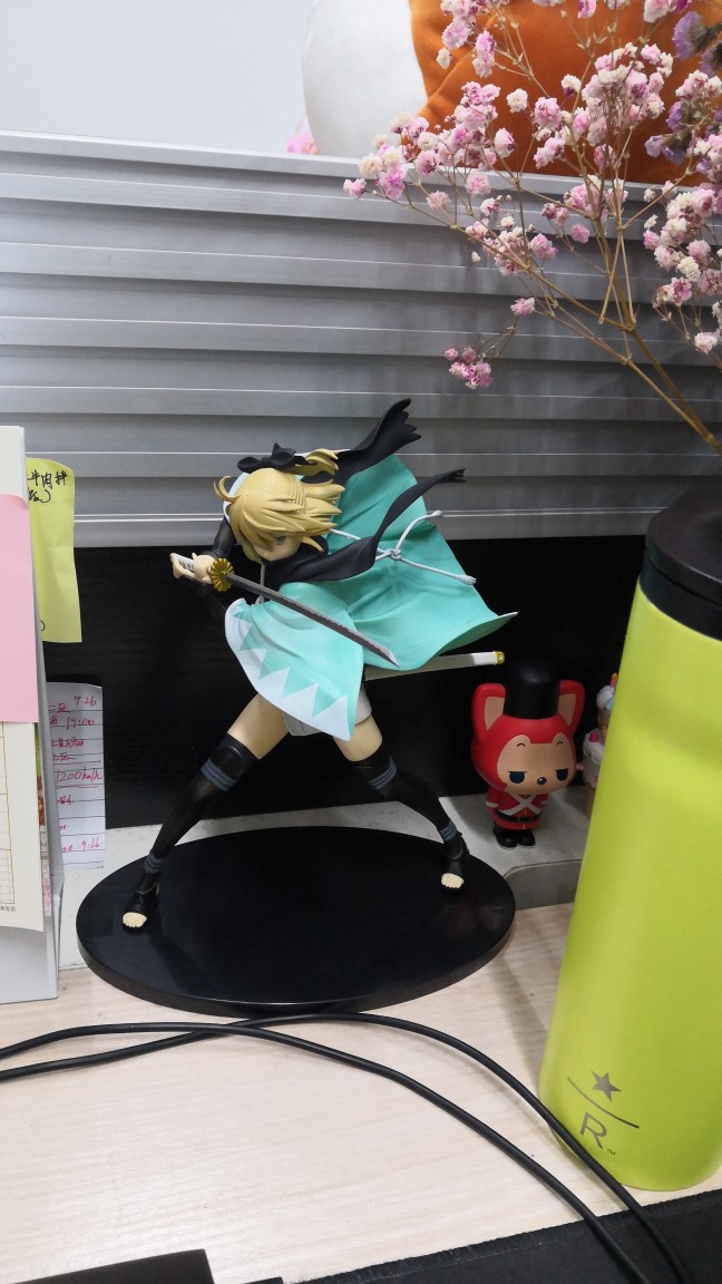 Fate/EXTRA Sabe Action Figure Toys Anime Garage Kits Dolls-Garage Kit Dolls