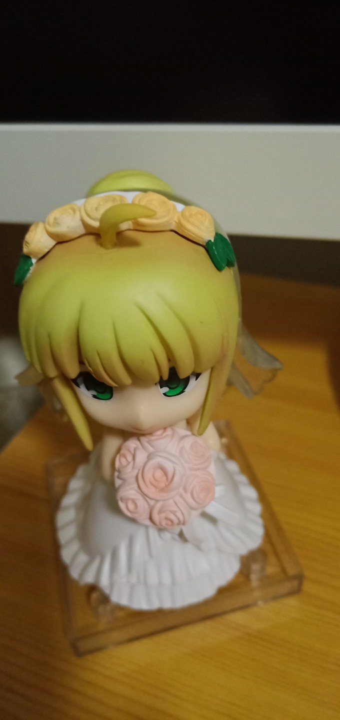 Fate/EXTRA saber Tōsaka Rin Wedding dress Anime Garage Kits Dolls Figure Statue-Garage Kit Dolls