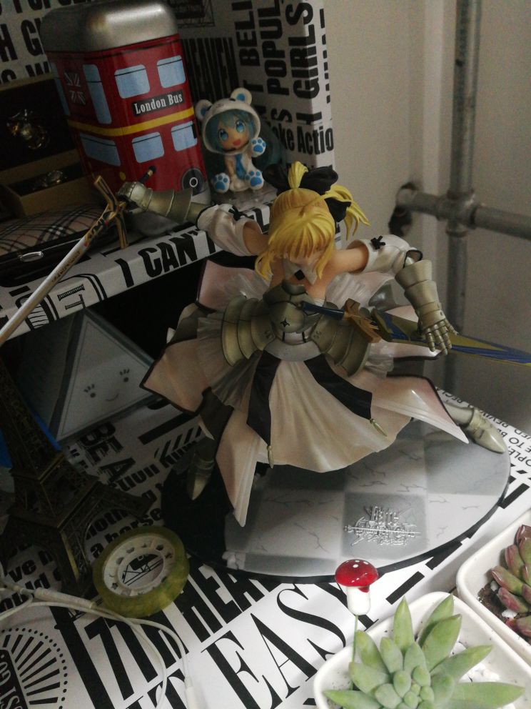 Fate/EXTRA Saber Lily Anime Garage Kits Dolls  Figure Statue-Garage Kit Dolls