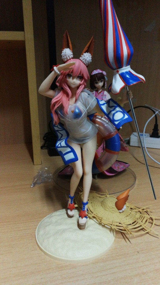 Fate/EXTRA Tamamonomae Bathing Suit Action Figure Toys Anime Garage Kits Dolls-Garage Kit Dolls