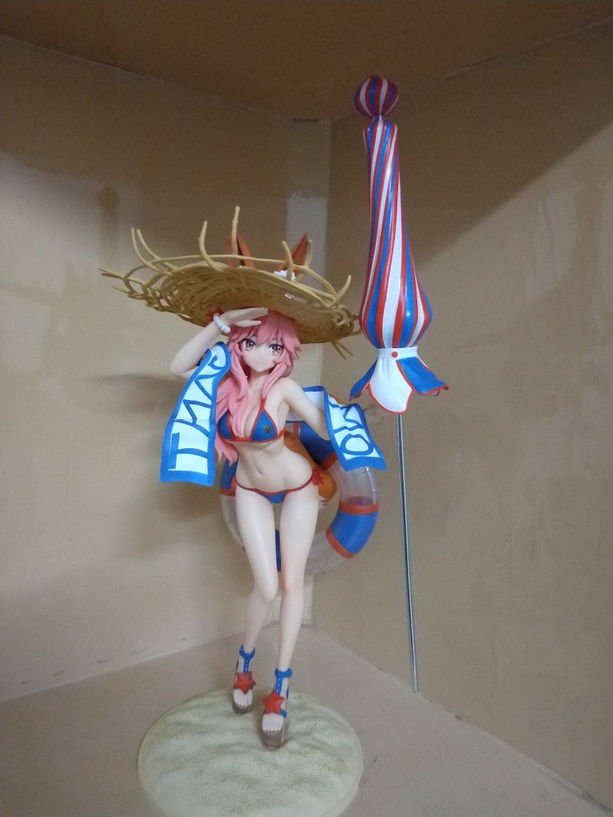 Fate/EXTRA Tamamonomae Bathing Suit Action Figure Toys Anime Garage Kits Dolls-Garage Kit Dolls