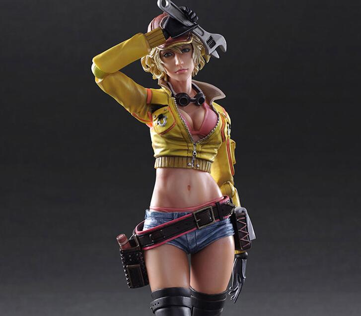 Final Fantasy XV Sexy Girl Cindy Aurum Action Figure Model-Garage Kit Dolls